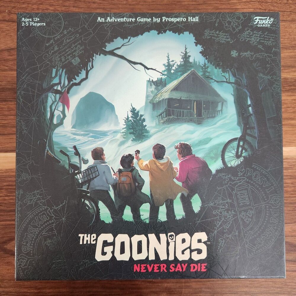 The Goonies Never Say Die Adventure Board Game Complete NEW